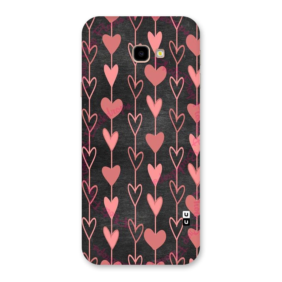 Chain Of Hearts Back Case for Galaxy J4 Plus
