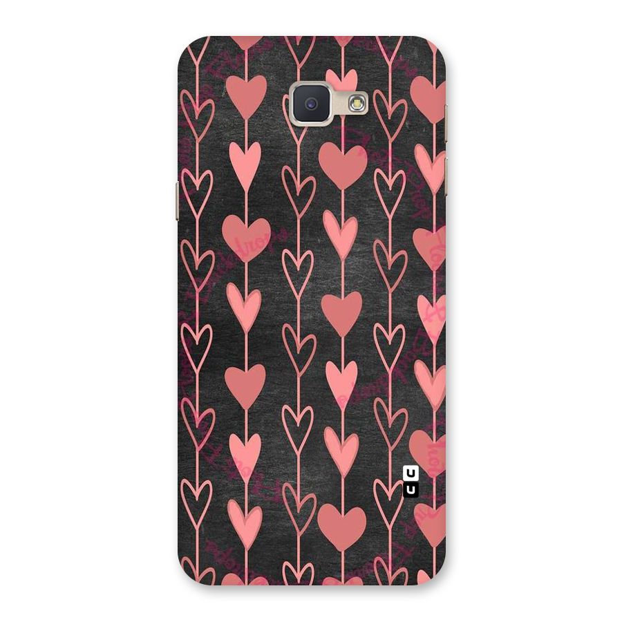 Chain Of Hearts Back Case for Galaxy J5 Prime