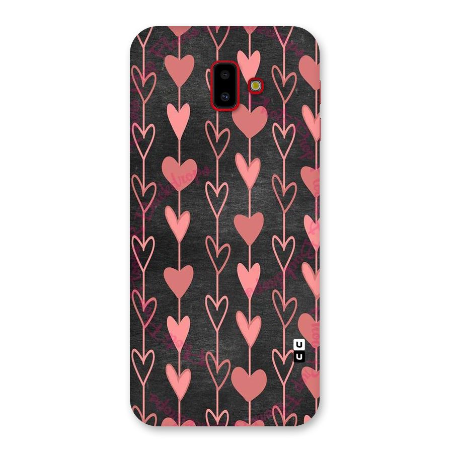 Chain Of Hearts Back Case for Galaxy J6 Plus