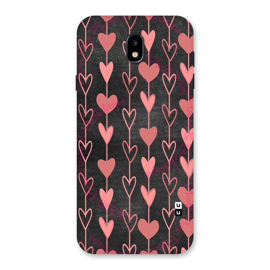 Chain Of Hearts Back Case for Galaxy J7 Pro