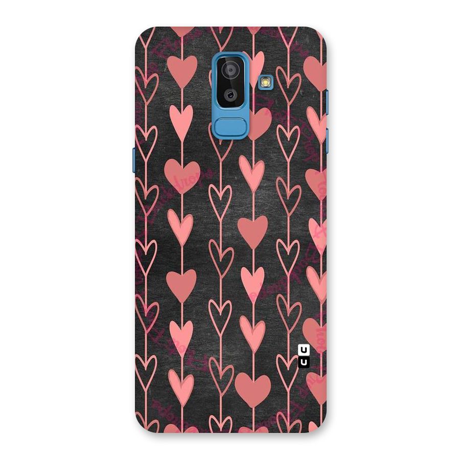 Chain Of Hearts Back Case for Galaxy J8