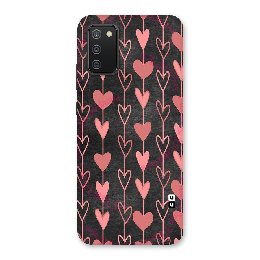 Chain Of Hearts Back Case for Galaxy M02s