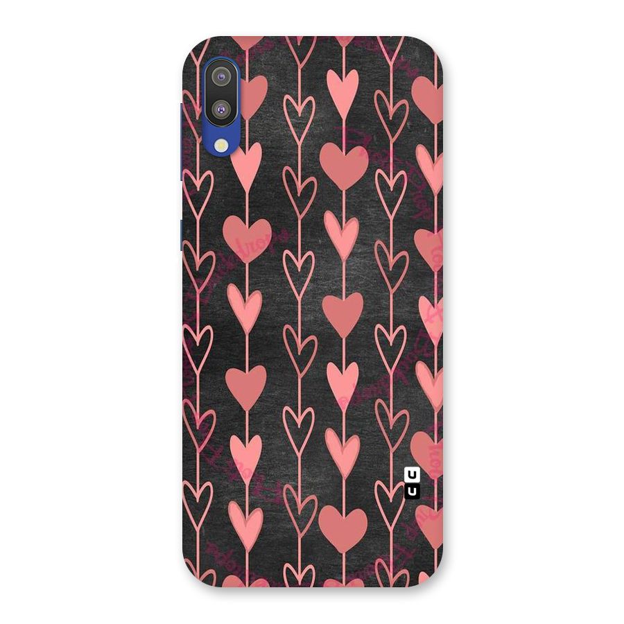 Chain Of Hearts Back Case for Galaxy M10