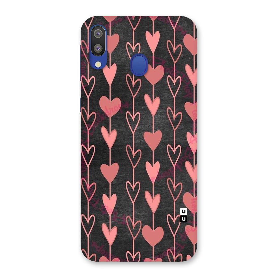 Chain Of Hearts Back Case for Galaxy M20