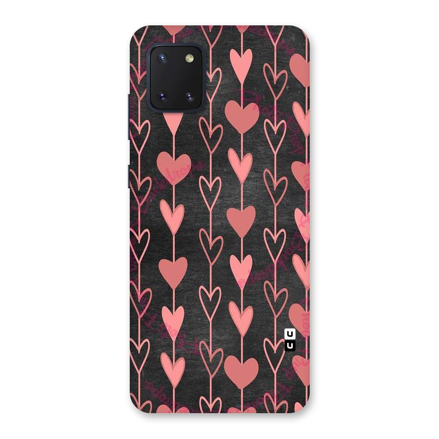 Chain Of Hearts Back Case for Galaxy Note 10 Lite