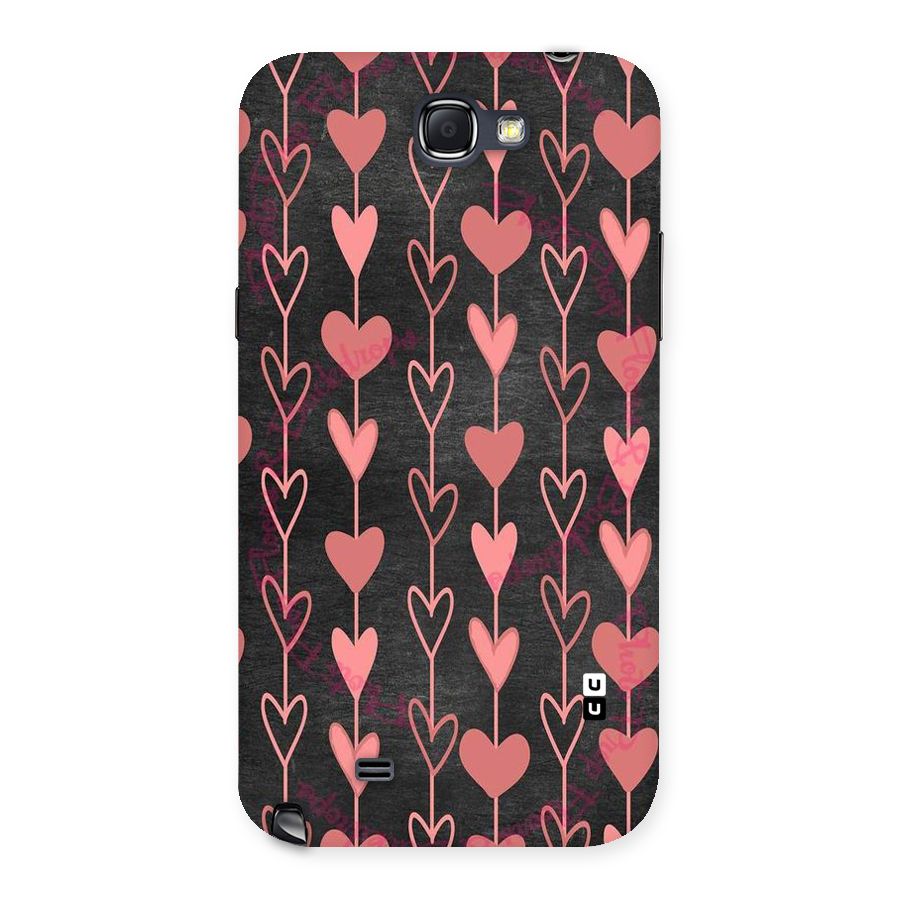 Chain Of Hearts Back Case for Galaxy Note 2