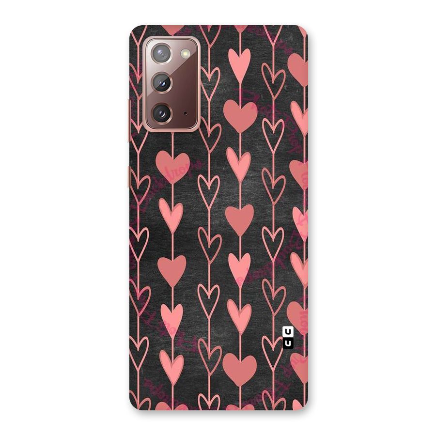 Chain Of Hearts Back Case for Galaxy Note 20
