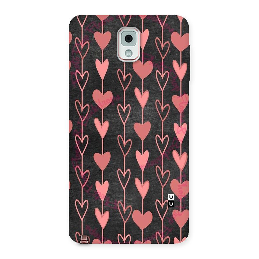 Chain Of Hearts Back Case for Galaxy Note 3