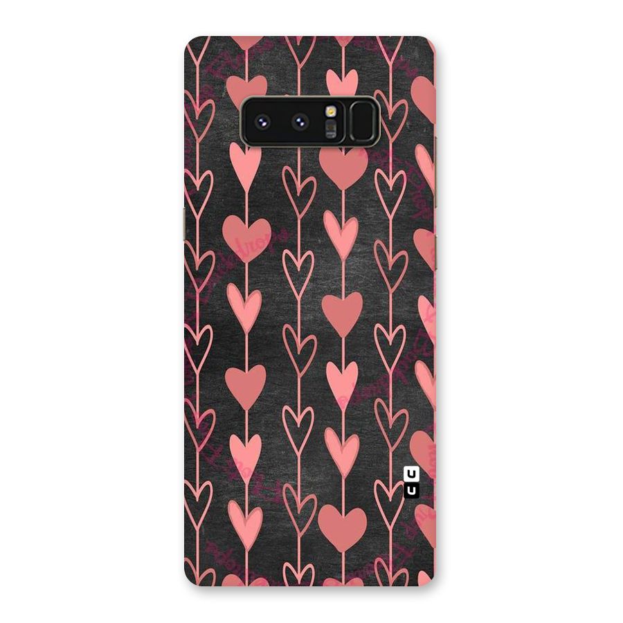 Chain Of Hearts Back Case for Galaxy Note 8