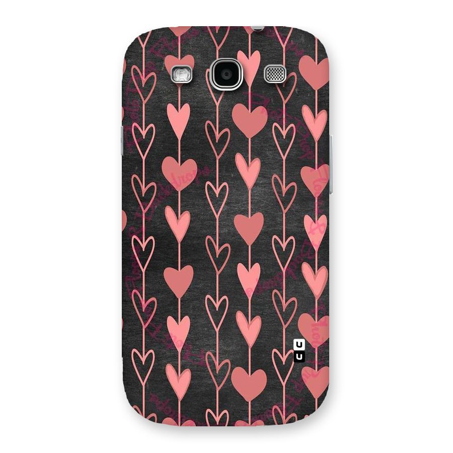 Chain Of Hearts Back Case for Galaxy S3