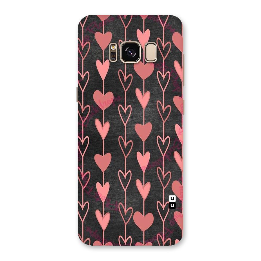 Chain Of Hearts Back Case for Galaxy S8