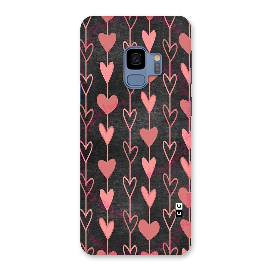 Chain Of Hearts Back Case for Galaxy S9