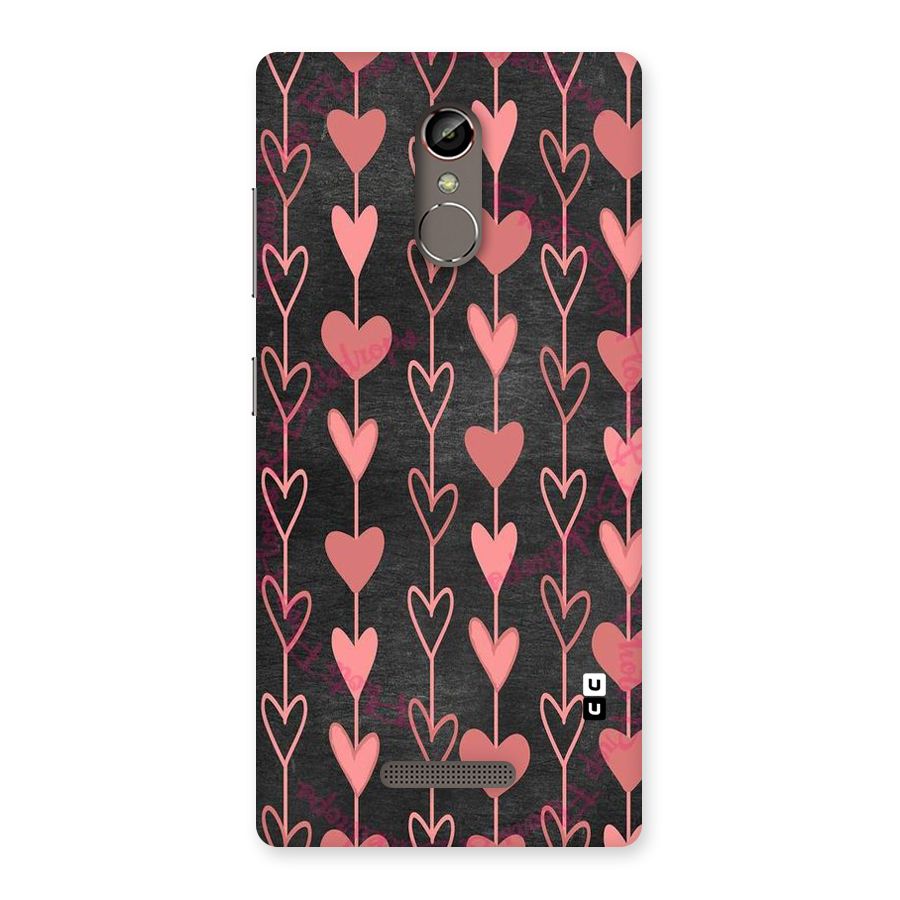 Chain Of Hearts Back Case for Gionee S6s