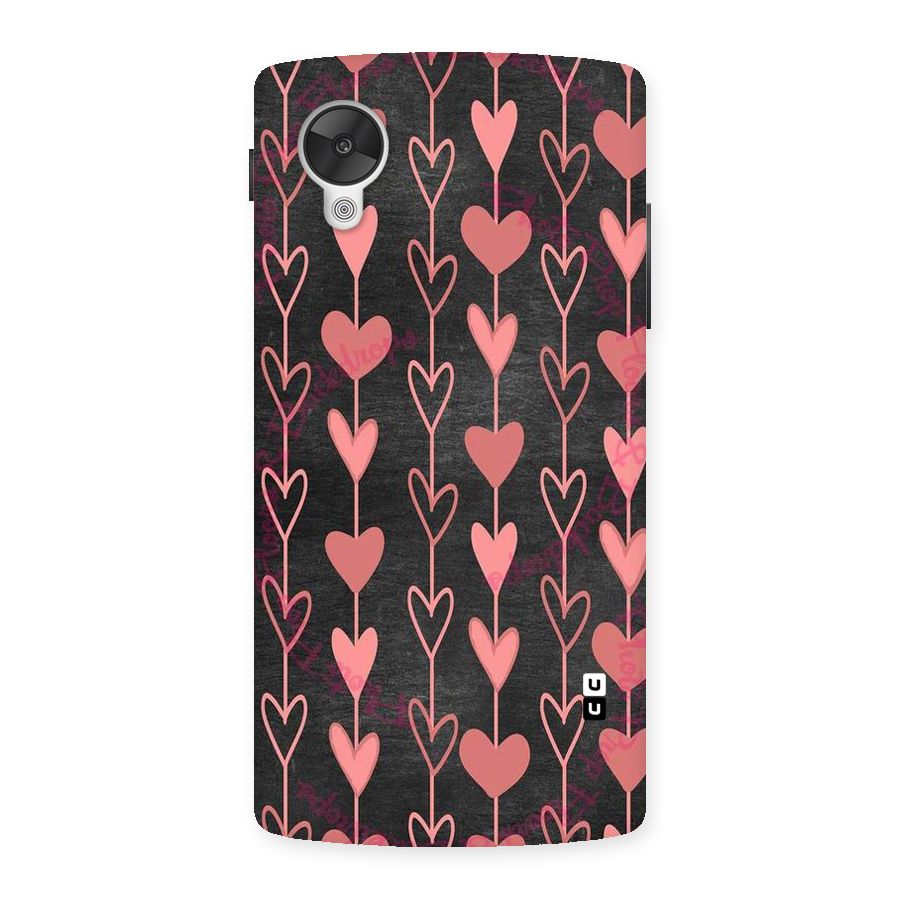 Chain Of Hearts Back Case for Google Nexsus 5