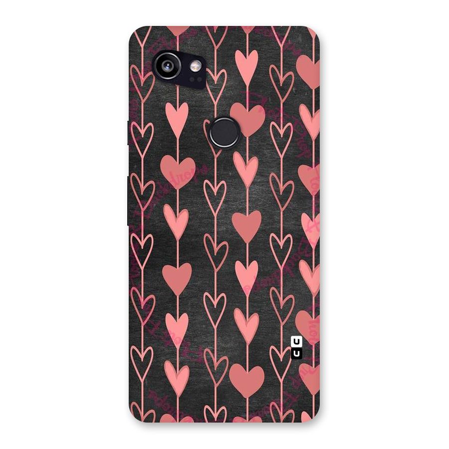 Chain Of Hearts Back Case for Google Pixel 2 XL