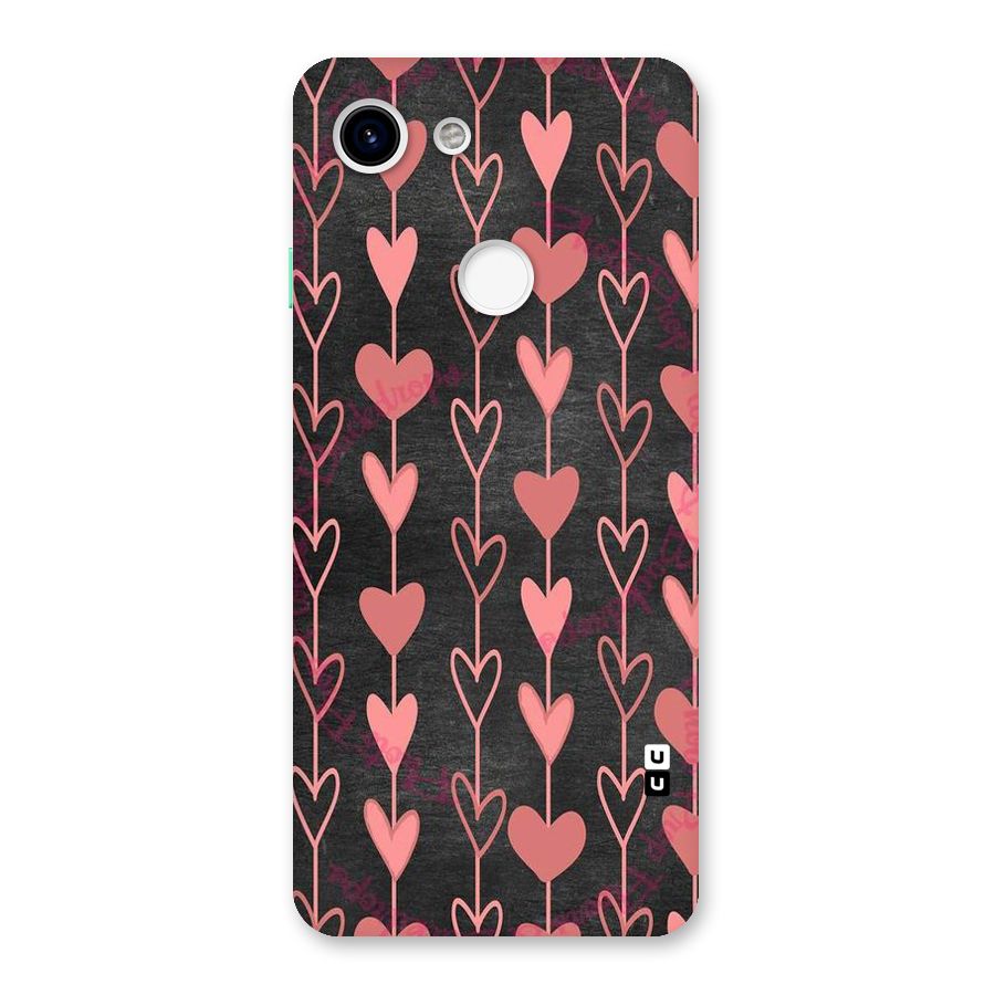Chain Of Hearts Back Case for Google Pixel 3