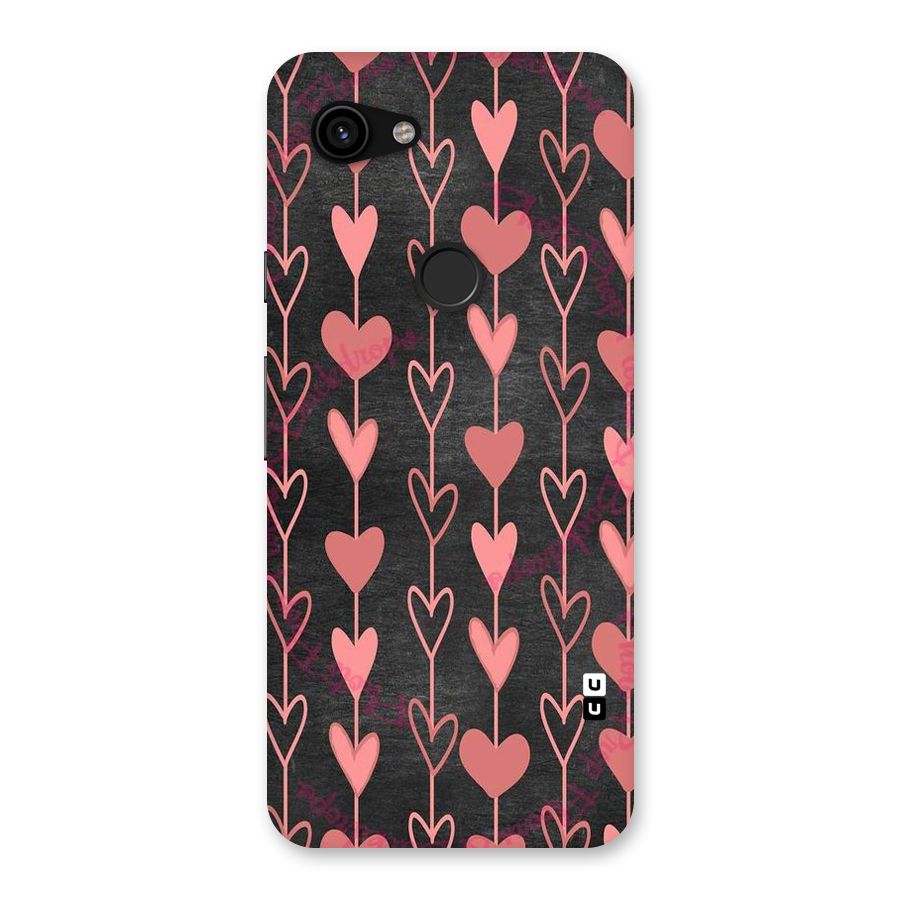 Chain Of Hearts Back Case for Google Pixel 3a