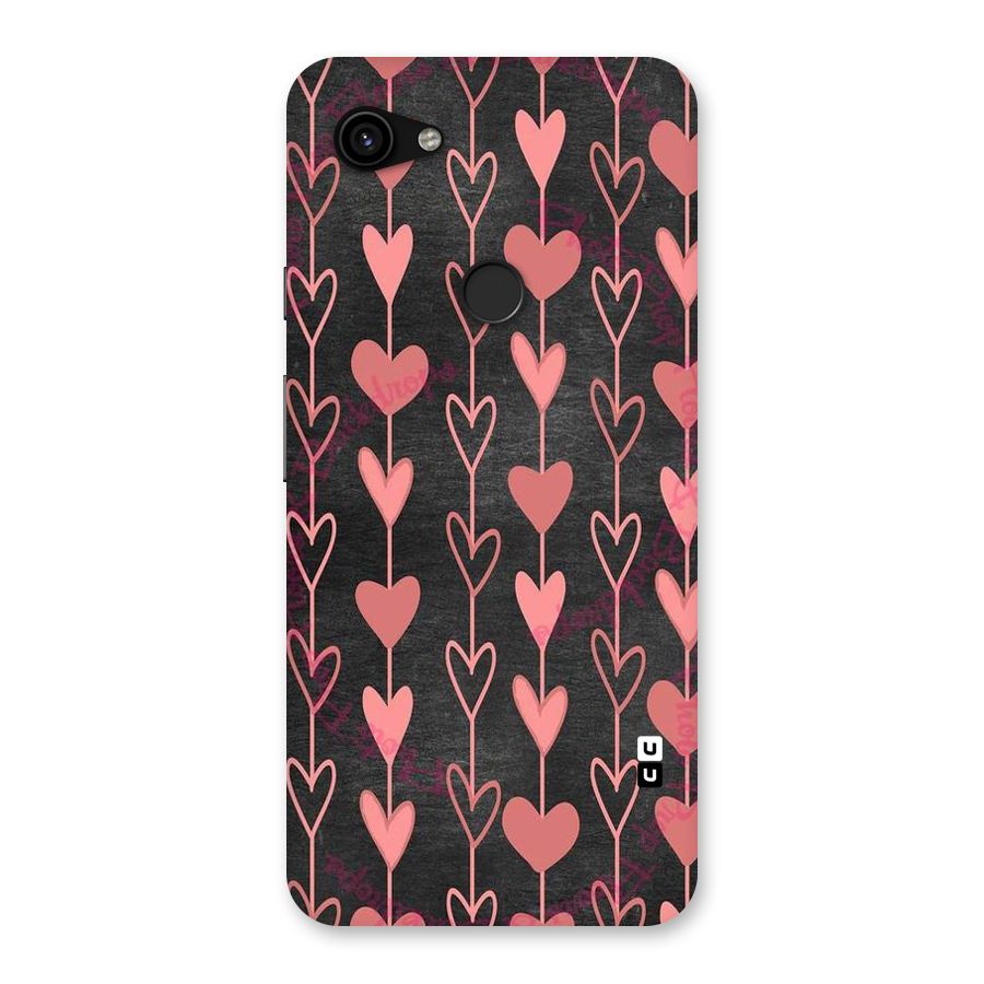 Chain Of Hearts Back Case for Google Pixel 3a XL