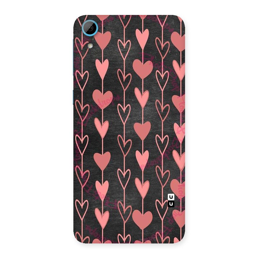 Chain Of Hearts Back Case for HTC Desire 826