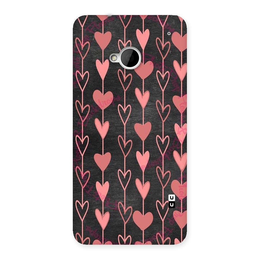 Chain Of Hearts Back Case for HTC One M7