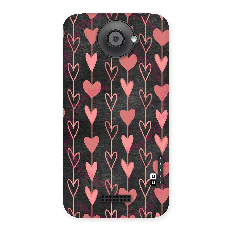 Chain Of Hearts Back Case for HTC One X