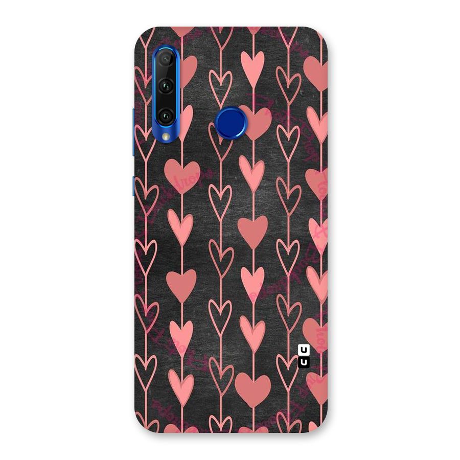 Chain Of Hearts Back Case for Honor 20i