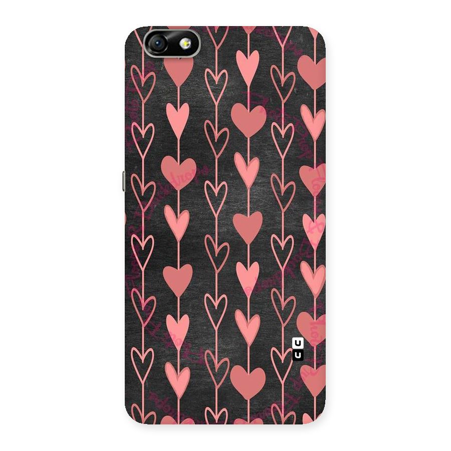 Chain Of Hearts Back Case for Honor 4X