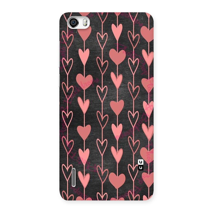 Chain Of Hearts Back Case for Honor 6