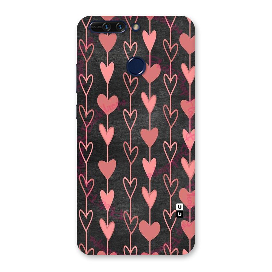 Chain Of Hearts Back Case for Honor 8 Pro