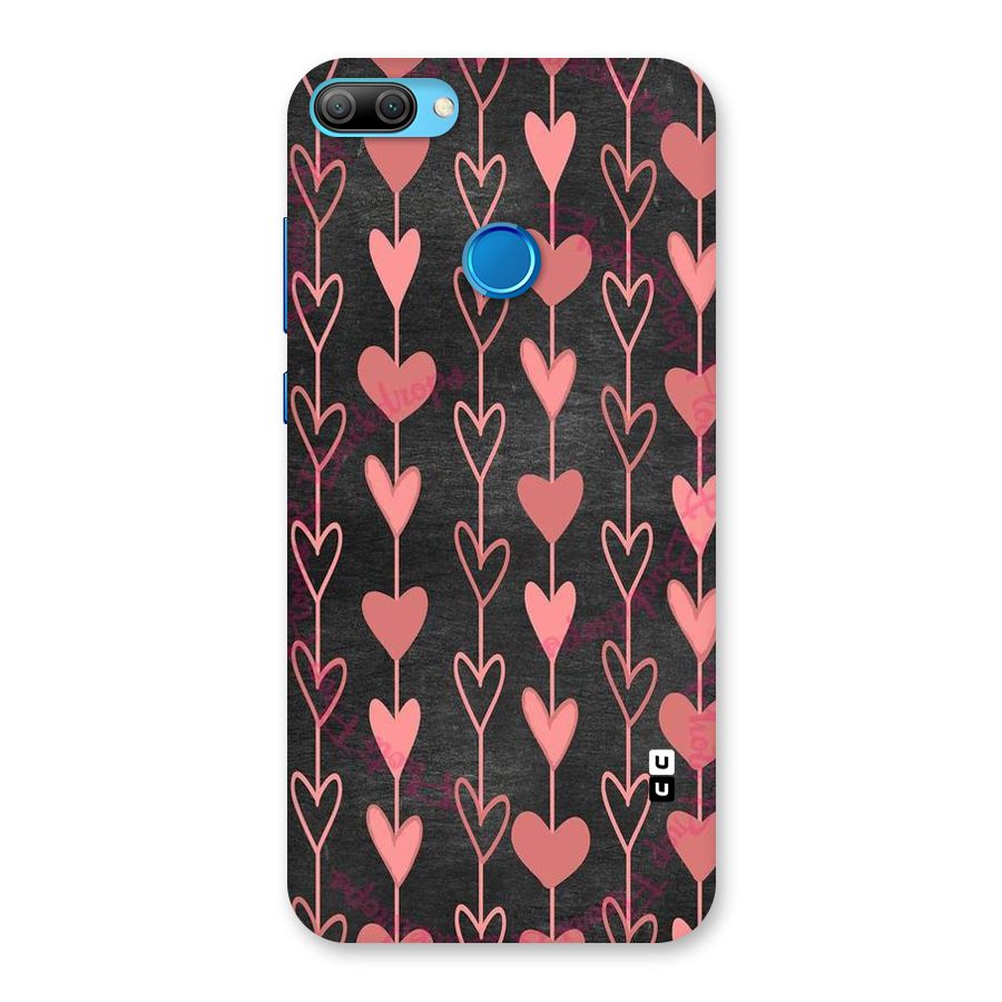 Chain Of Hearts Back Case for Honor 9N