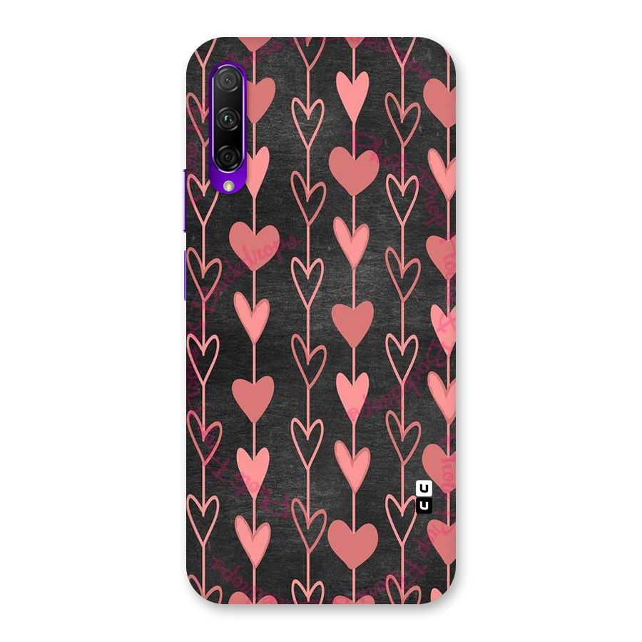 Chain Of Hearts Back Case for Honor 9X Pro