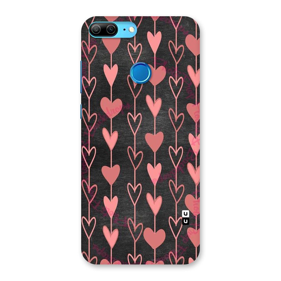 Chain Of Hearts Back Case for Honor 9 Lite