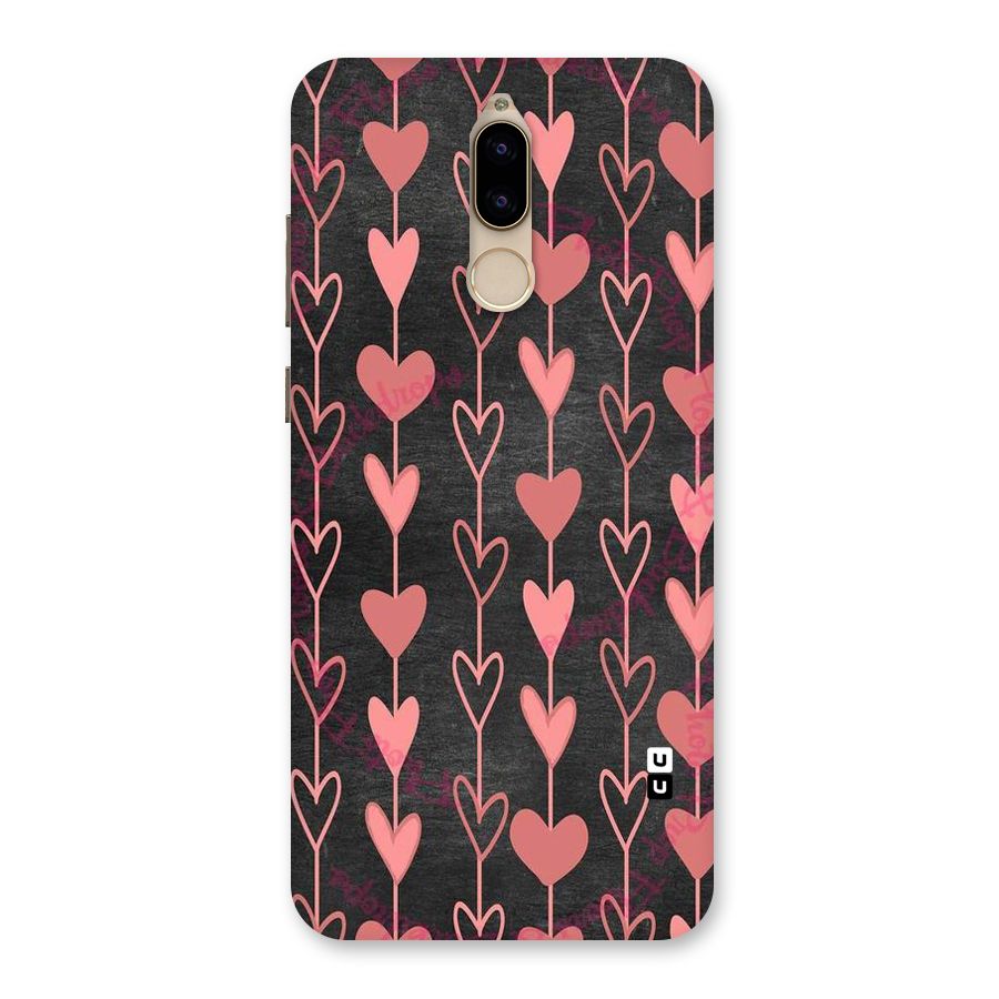 Chain Of Hearts Back Case for Honor 9i