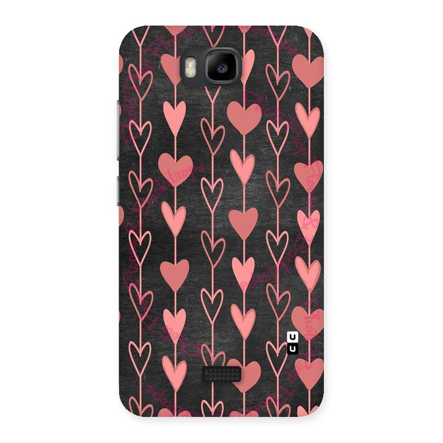 Chain Of Hearts Back Case for Honor Bee