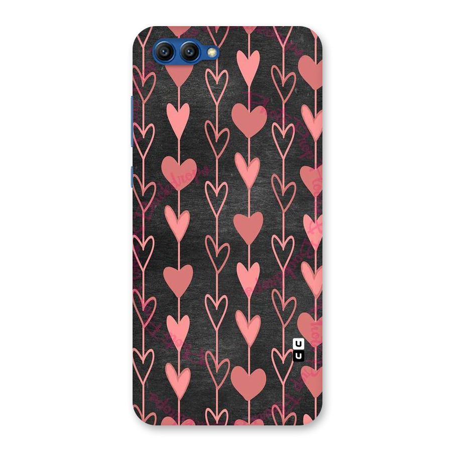 Chain Of Hearts Back Case for Honor View 10