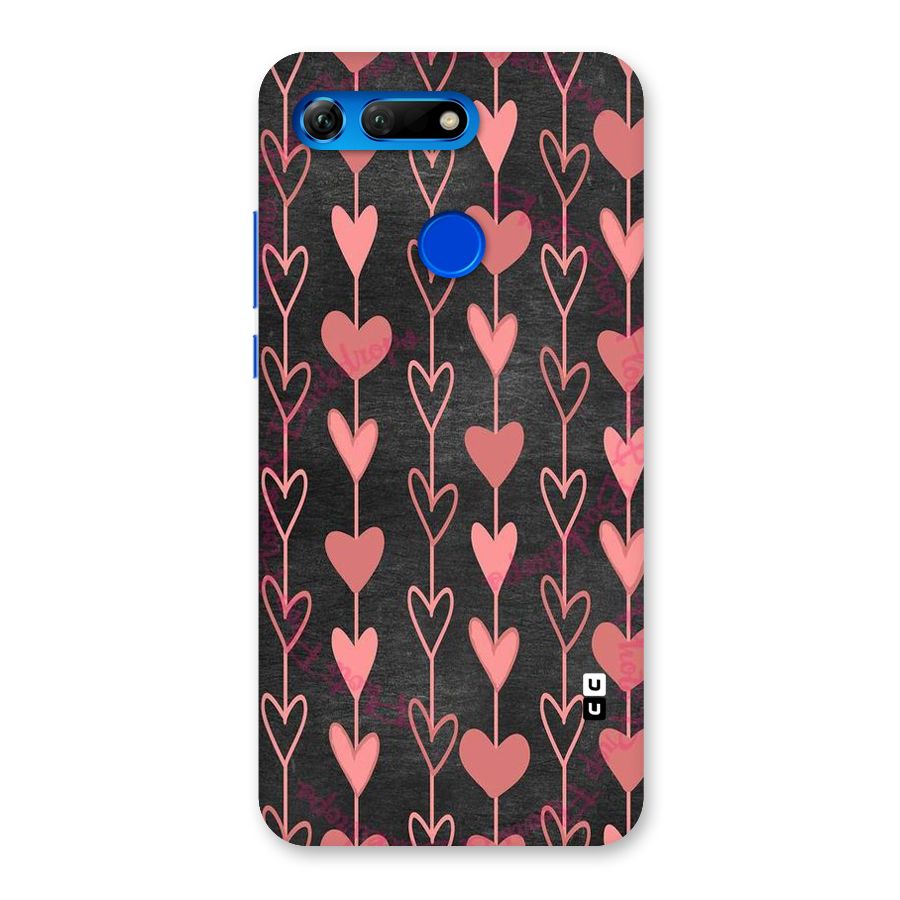 Chain Of Hearts Back Case for Honor View 20
