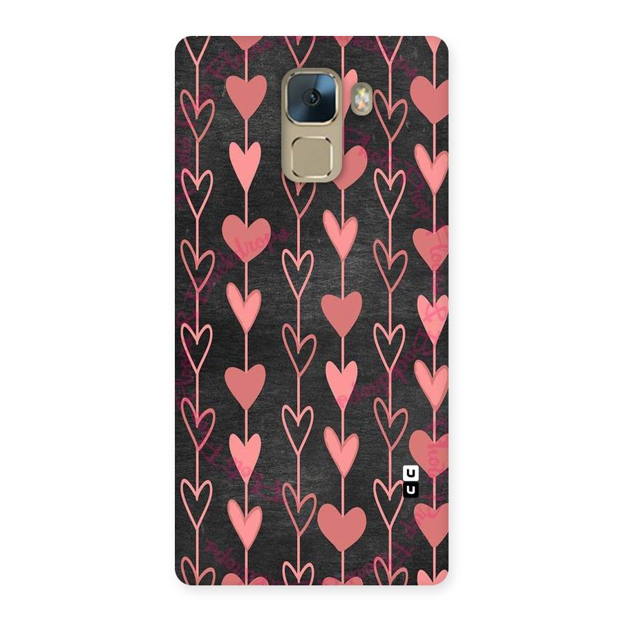 Chain Of Hearts Back Case for Huawei Honor 7