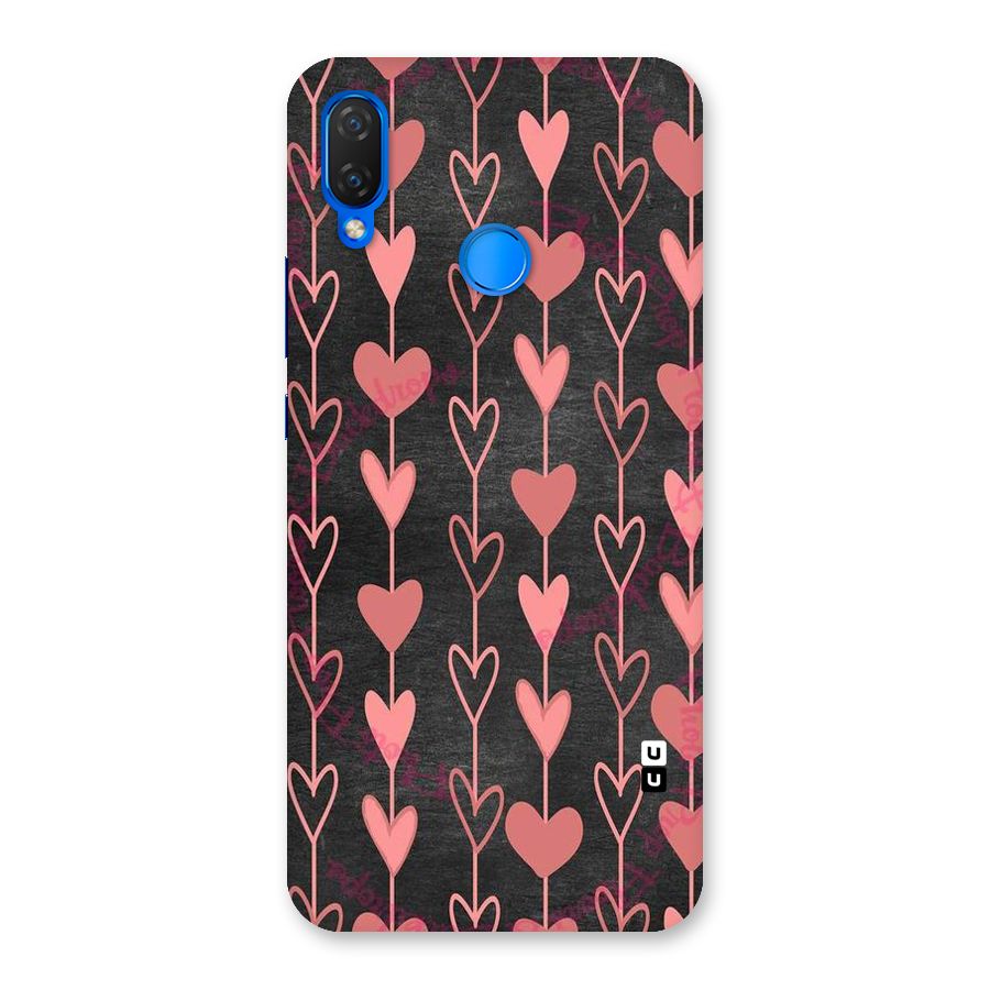 Chain Of Hearts Back Case for Huawei Nova 3i