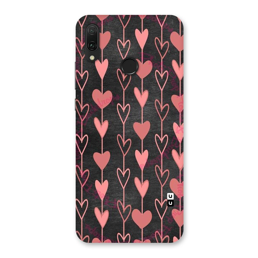 Chain Of Hearts Back Case for Huawei Y9 (2019)