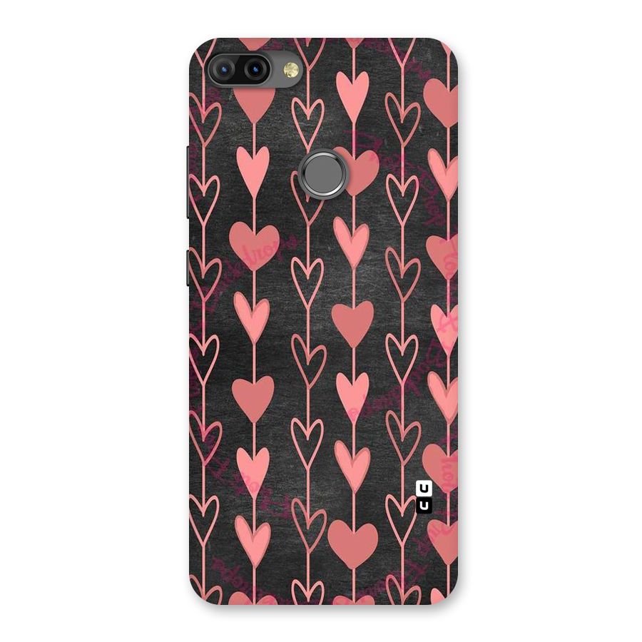 Chain Of Hearts Back Case for Infinix Hot 6 Pro