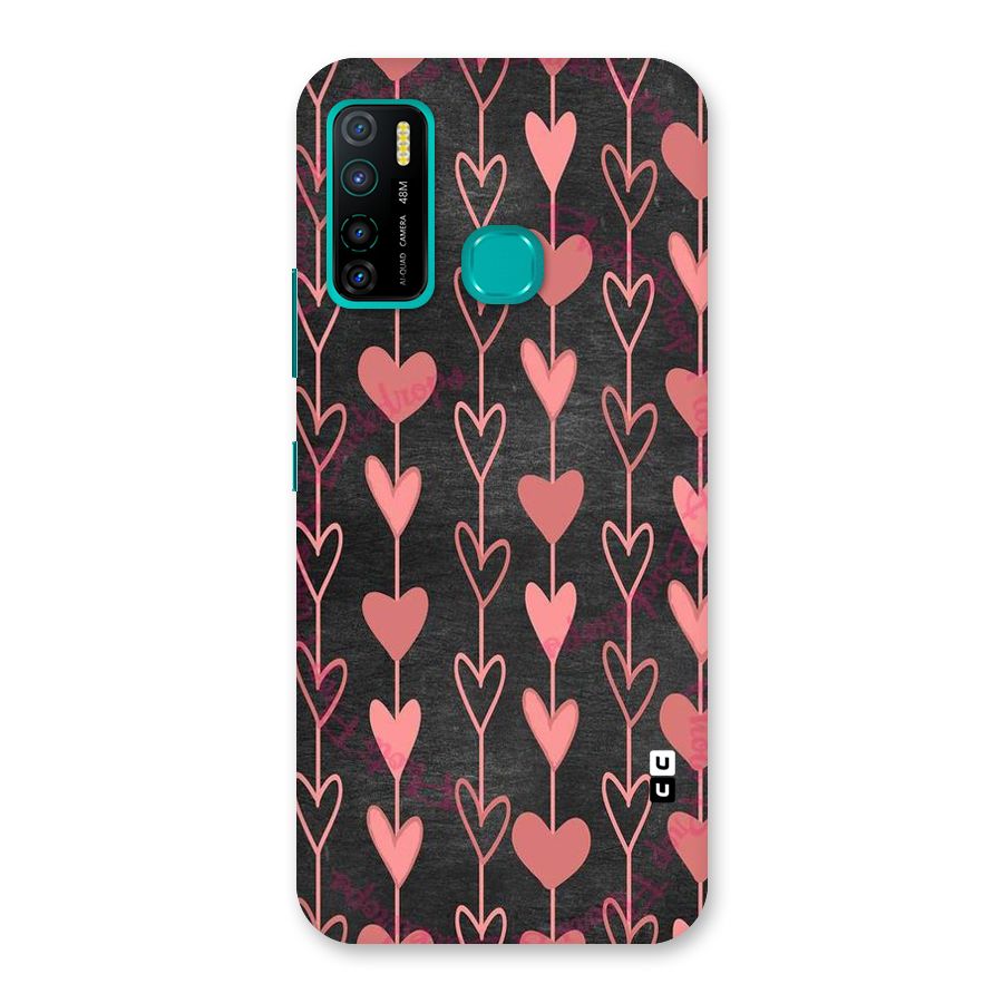 Chain Of Hearts Back Case for Infinix Hot 9 Pro