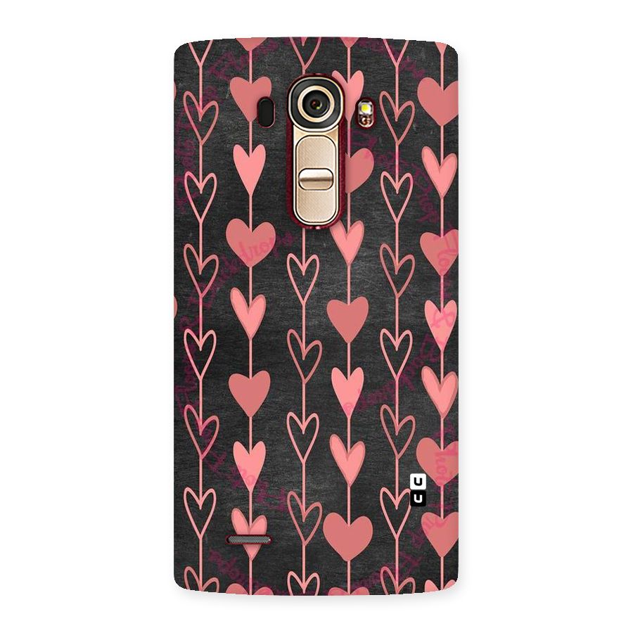 Chain Of Hearts Back Case for LG G4