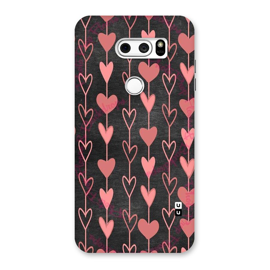 Chain Of Hearts Back Case for LG V30