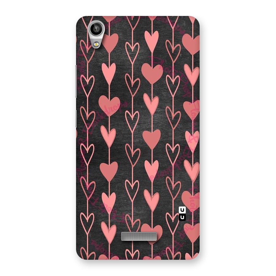 Chain Of Hearts Back Case for Lava-Pixel-V1