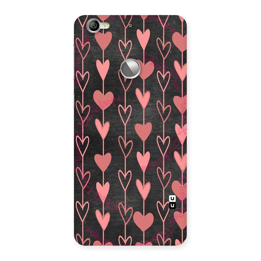 Chain Of Hearts Back Case for LeTV Le 1s