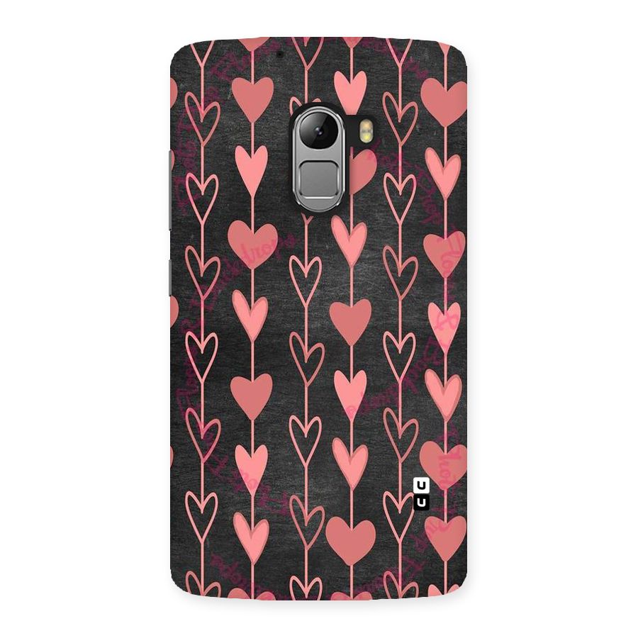 Chain Of Hearts Back Case for Lenovo K4 Note