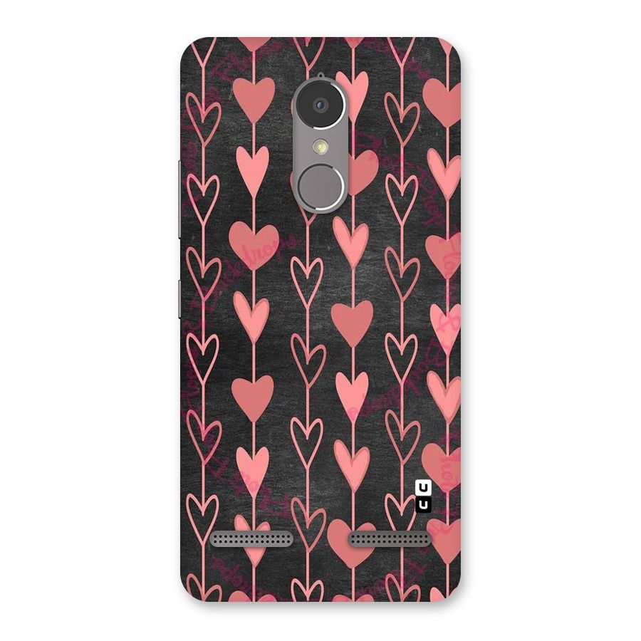 Chain Of Hearts Back Case for Lenovo K6
