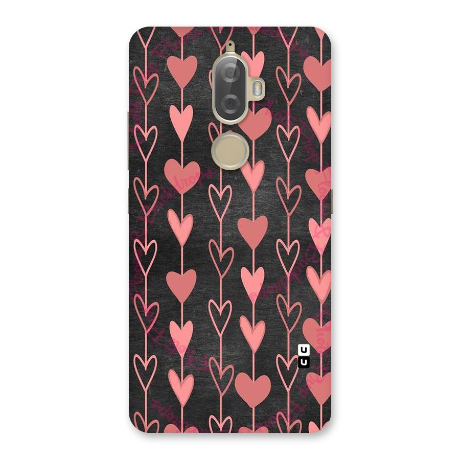 Chain Of Hearts Back Case for Lenovo K8 Plus