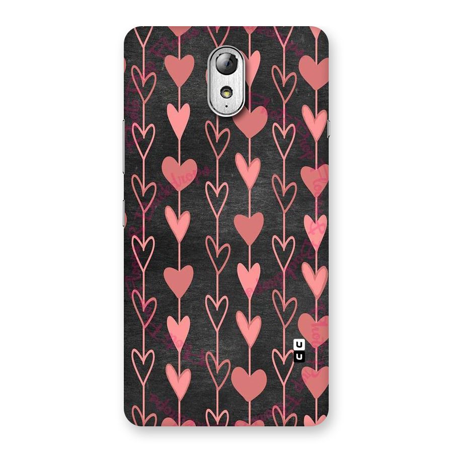 Chain Of Hearts Back Case for Lenovo Vibe P1M
