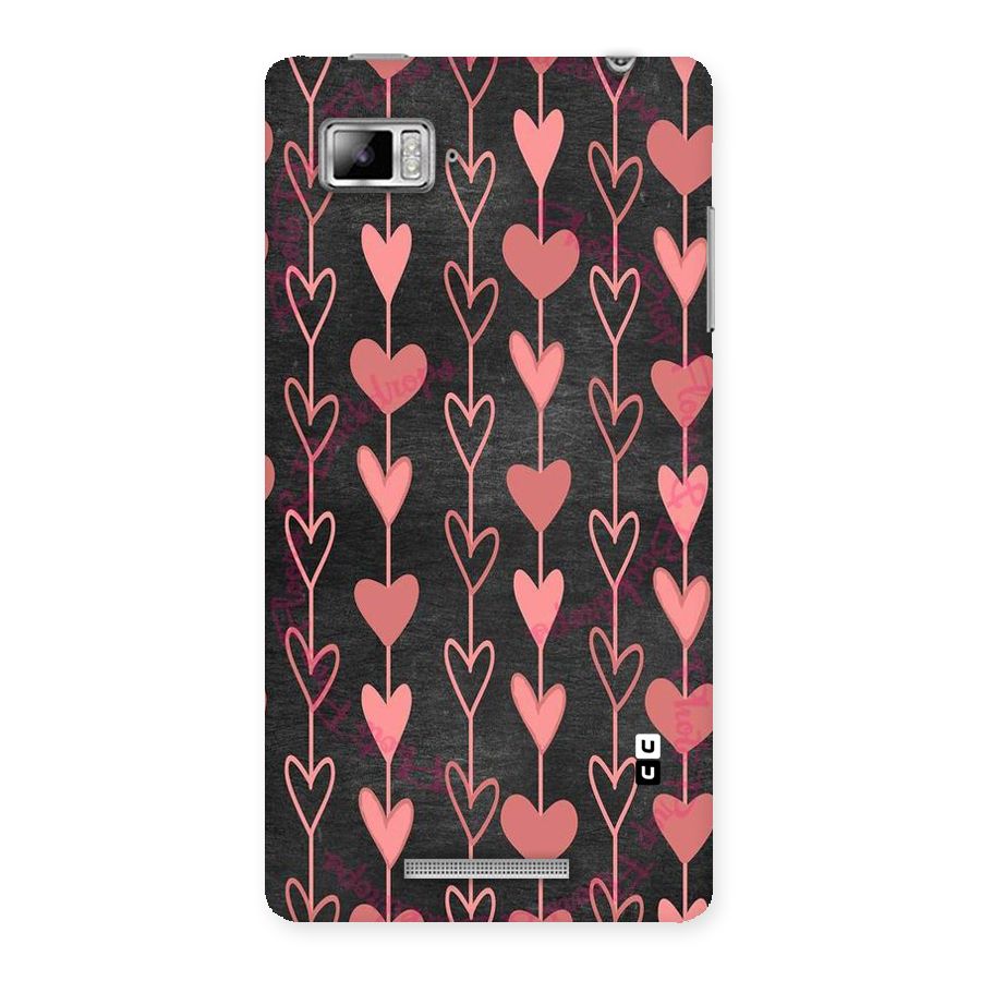 Chain Of Hearts Back Case for Lenovo Vibe Z K910